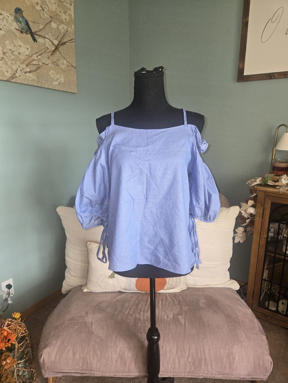 Mille Cold-Shoulder Tie-Detail Camisole